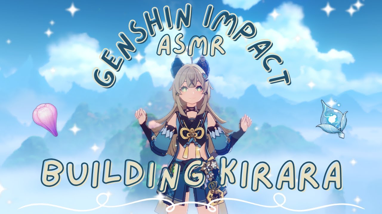 ASMR | farming for & building kirara ₊˚⊹♡ ᓚ₍ ^. .^₎ genshin impact