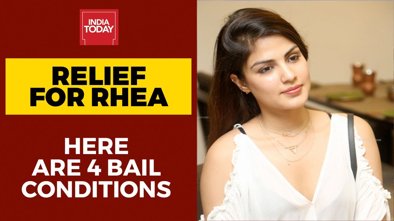 Here Are Four Bail Conditions For Actor Rhea Chakraborty In Alleged Drug Nexus