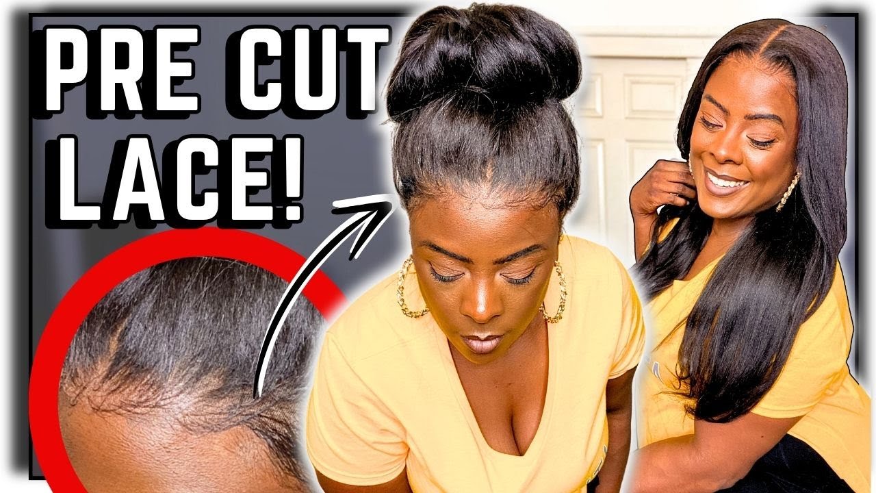 Keep It NATURAL..and UNCLOCKABLE! 🔥 Yaki Straight Pre Cut Lace Wig Install ft Klaiyi Hair