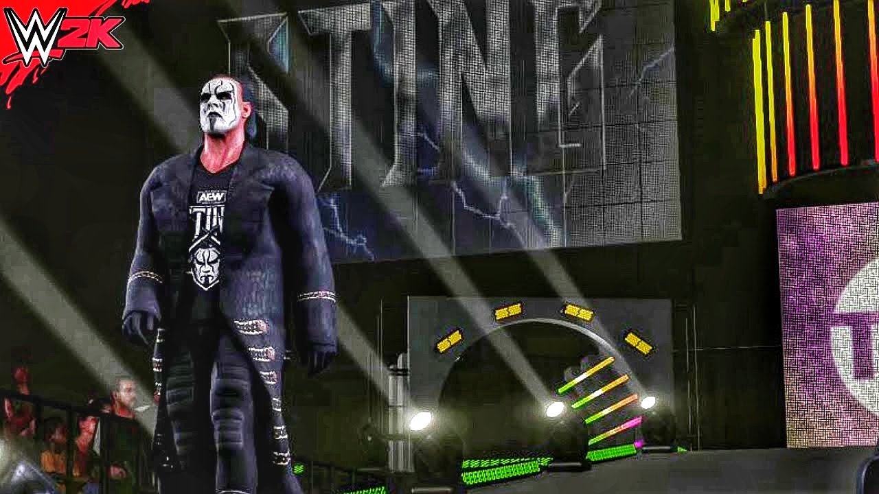 Sting 2020 AEW Debut w/ Arrival Entrance Theme | WWE 2K19 PC Mods