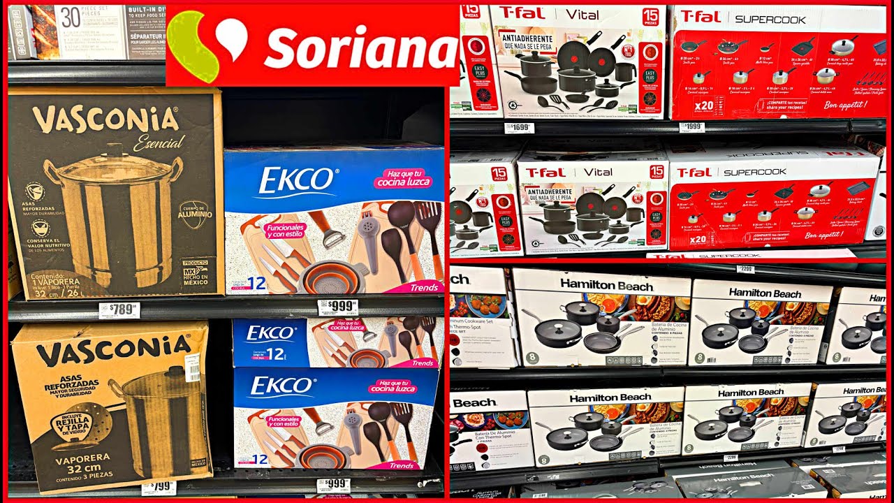 BATERÍAS DE COCINA 🧑‍🍳 EN SORIANA 🤑🧡 RECORRIDO 👍
