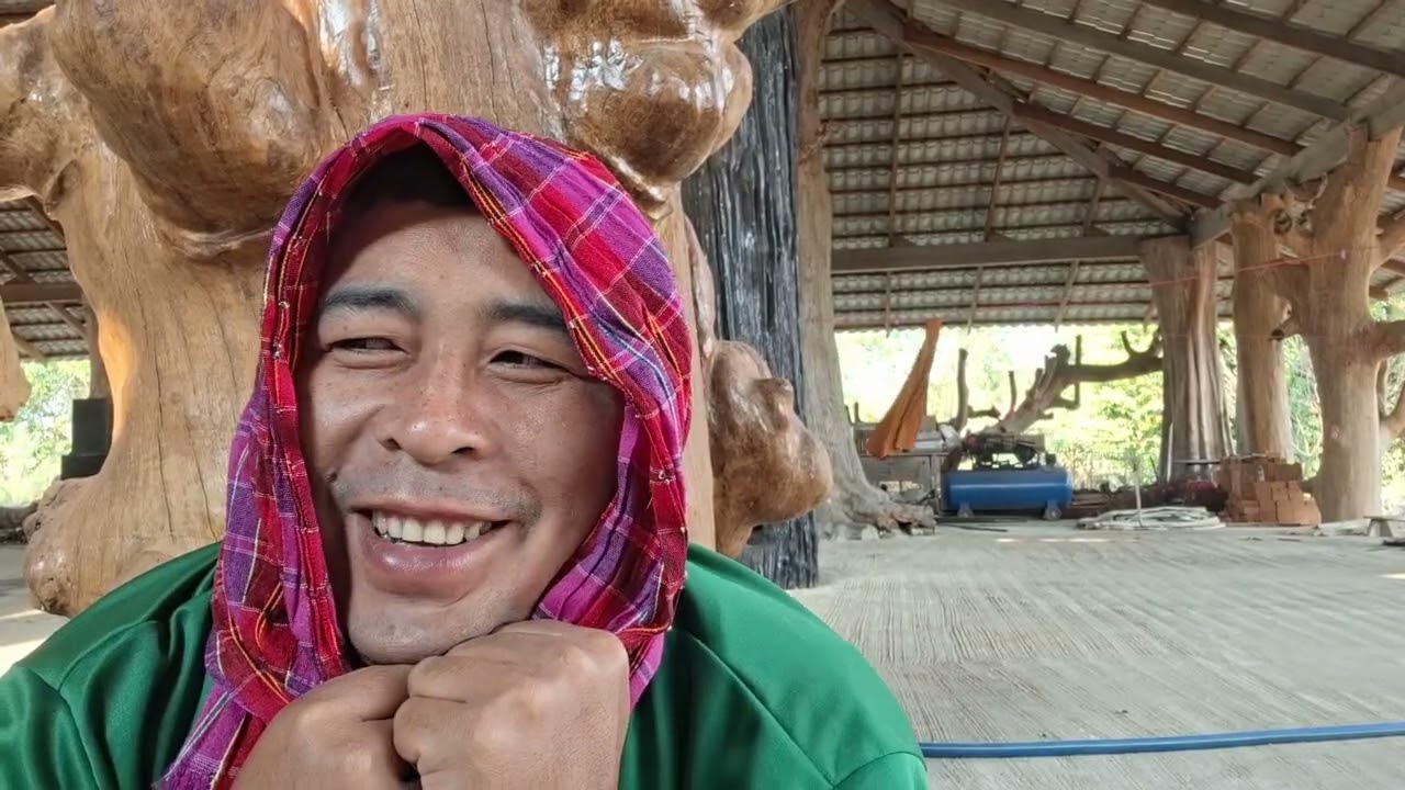เลาะชมศาลาเสาไม้ที่วัดบ้านโคกล่ามแต่มาเจอลิงนอน #บ้านศรีวิไล #ธิดาลาวศรีวิไล #เคศรีวิไล 