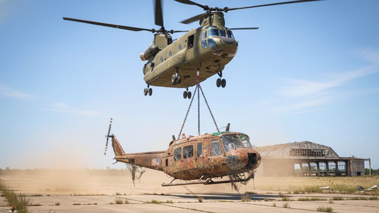 Abandoned Helicopter Restoration: Rust to Modern Machine.
