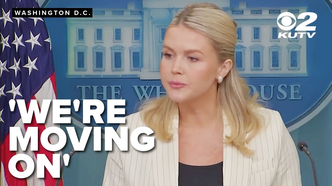 'We're moving on': Karoline Leavitt doubles down on Trump's innocence in Epstein case