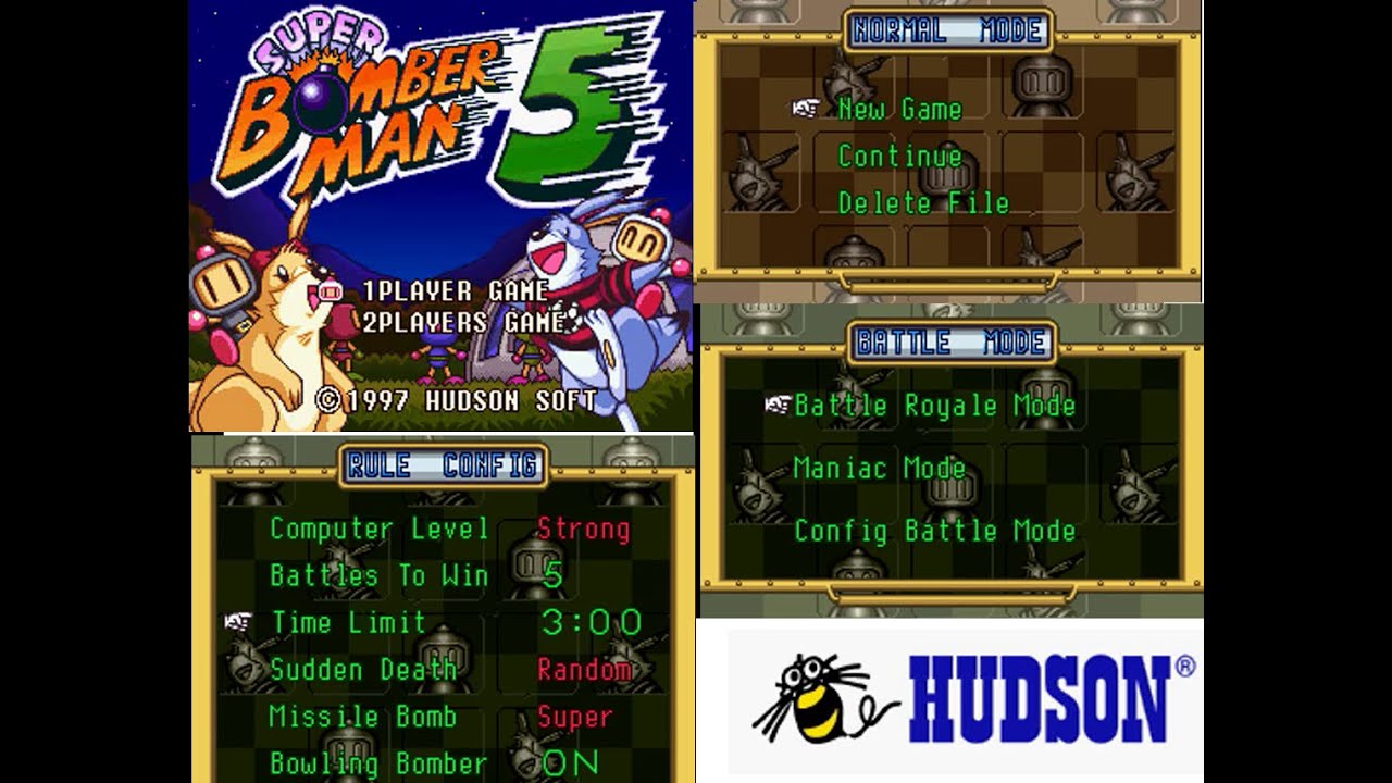 Super Bomberman 5 - Versão Traduzida - Modo Batalha