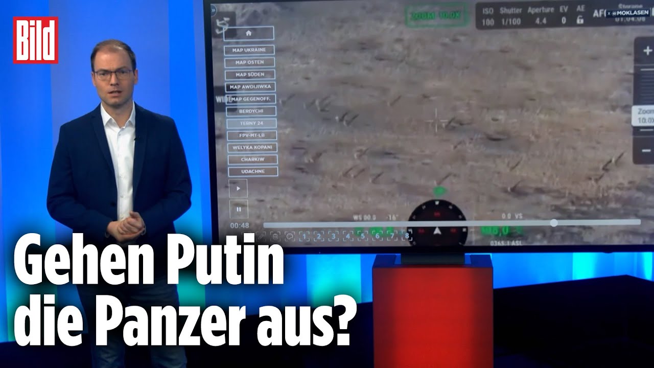 24 Soldaten auf einem Russen-Tank | BILD-Lagezentrum