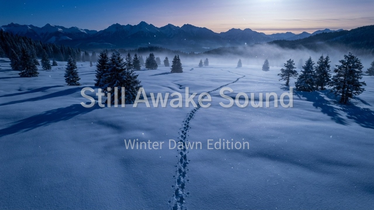 겨울 새벽, 불이 꺼지지 않은 방 | Winter Dawn – Still Awake Sounds