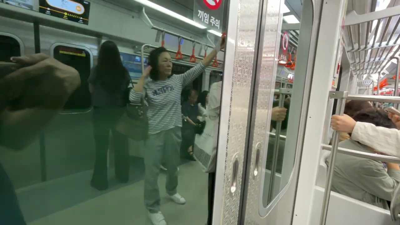釜山都市鐵道1號線￼ 新1000系列車 釜田➡️釜山教育大學 行車片段