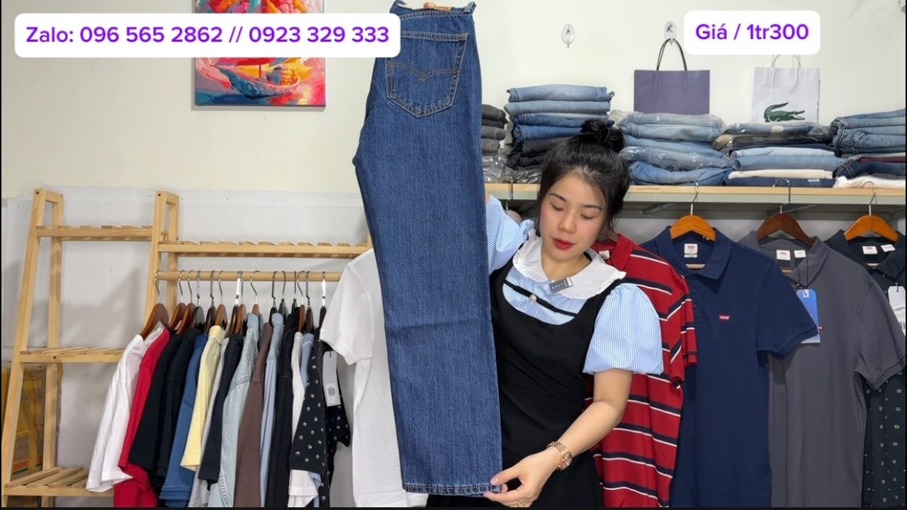Quần Jean Levi's 505 Nhập Mỹ Chính Hãng