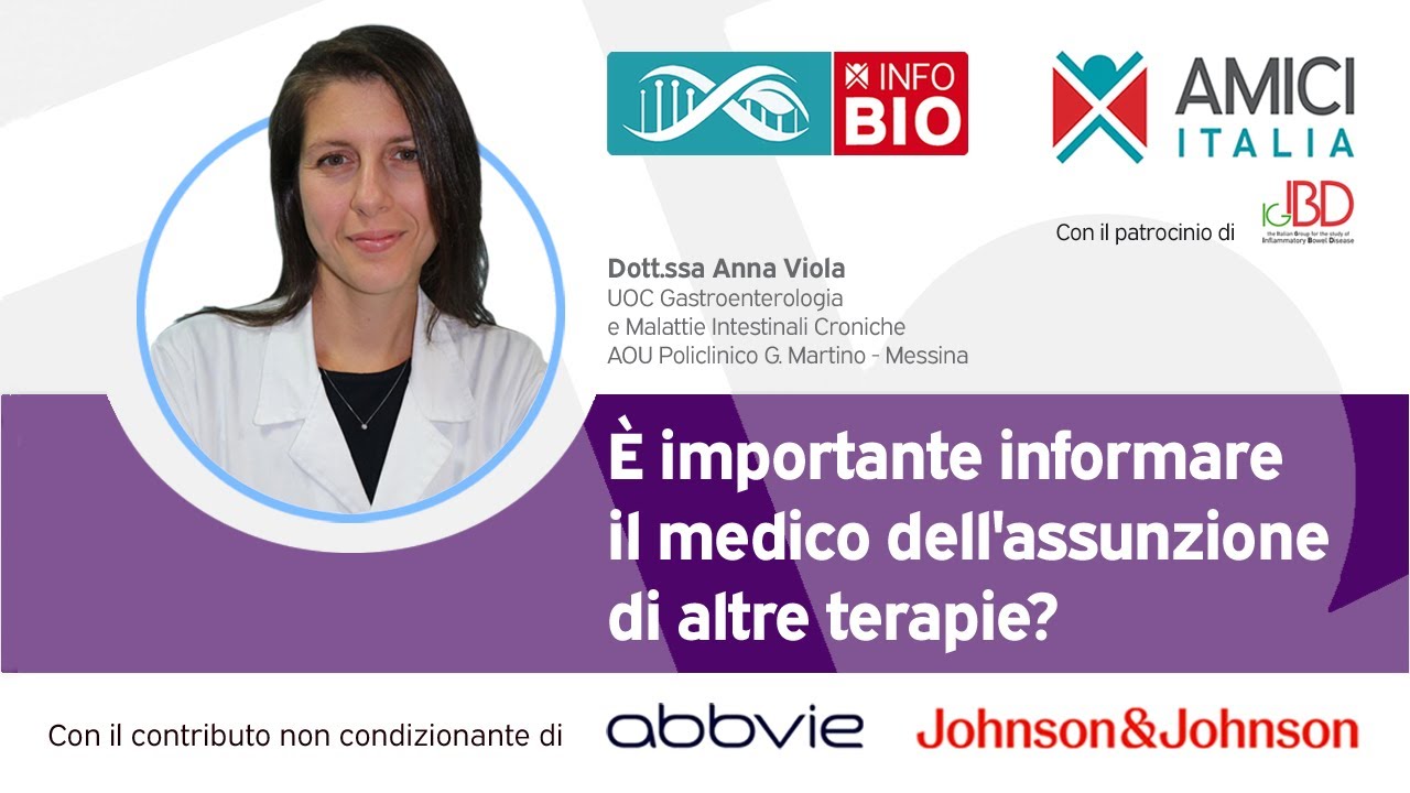 E’ importante informare il medico dell'assunzione di altre terapie?