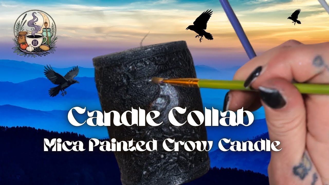 Odin Crow Candle | Norse Pagan Art Inspired by the Blue Ridge Mountains #CandleCraftAcrossLands