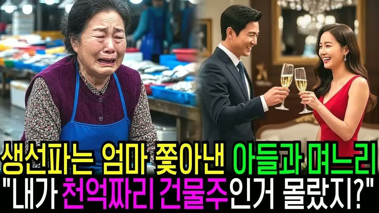 시장에서 쫓겨난 아들과 며느리, 몇 년 뒤 그들이 돌아왔을 때 모두가 놀랐습니다