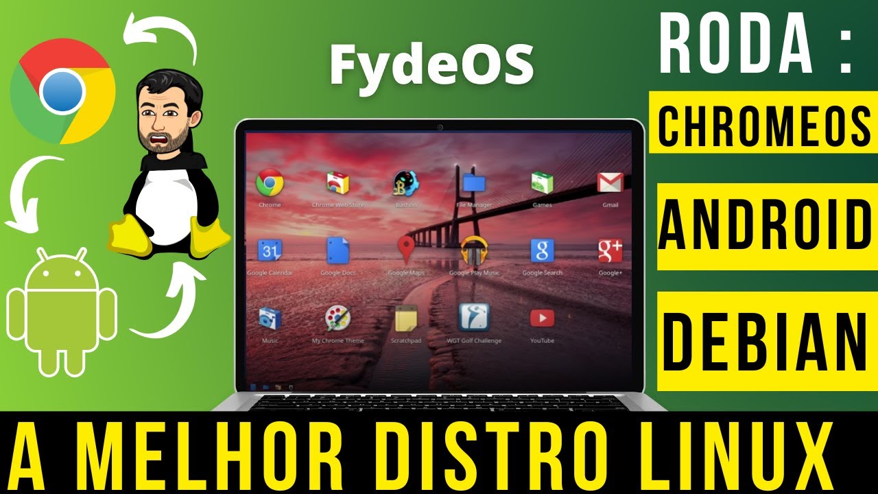 fydeOS COMPLETO - BAIXANDO - INSTALANDO E CONHECENDO A MELHOR DISTRIBUIÇÃO LINUX DO MERCADO.