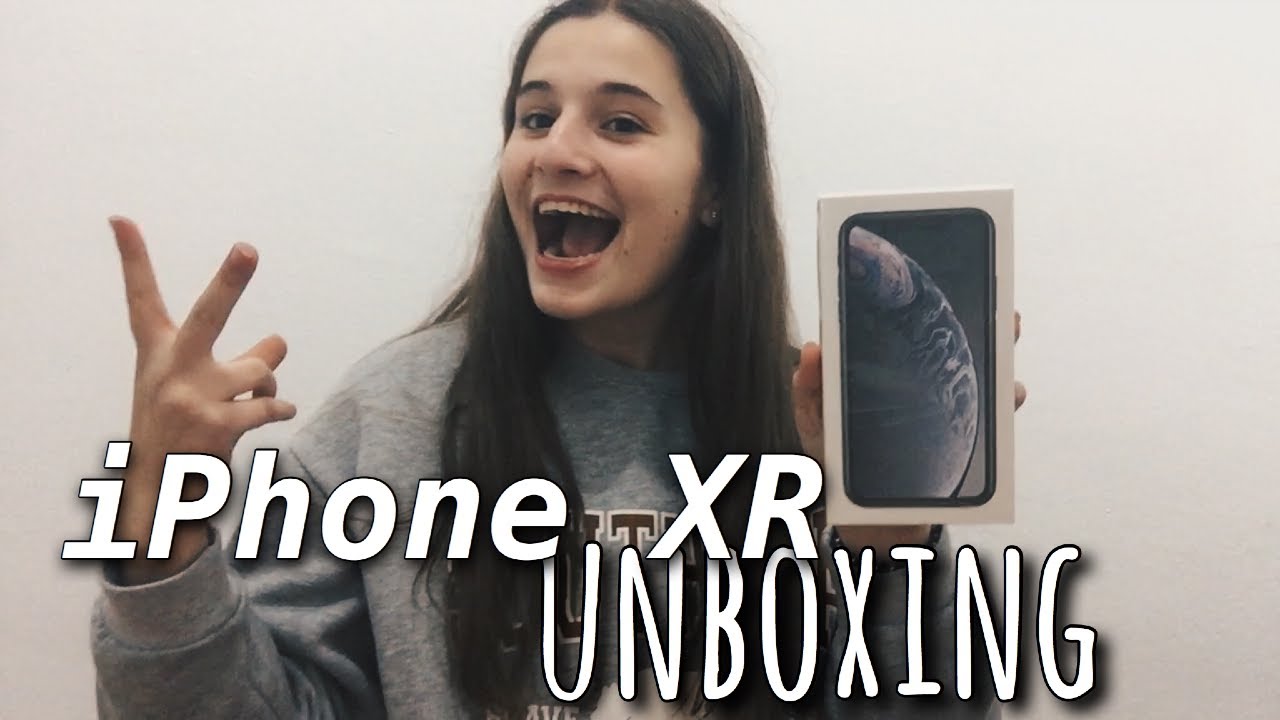 unboxing Iphone XR