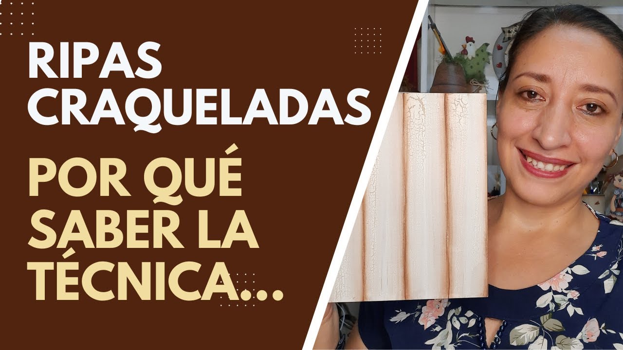 RIPAS CRAQUELADAS: POR QUÉ ES IMPORTANTE LA TÉCNICA #pinturacountry #artecountry #hobby