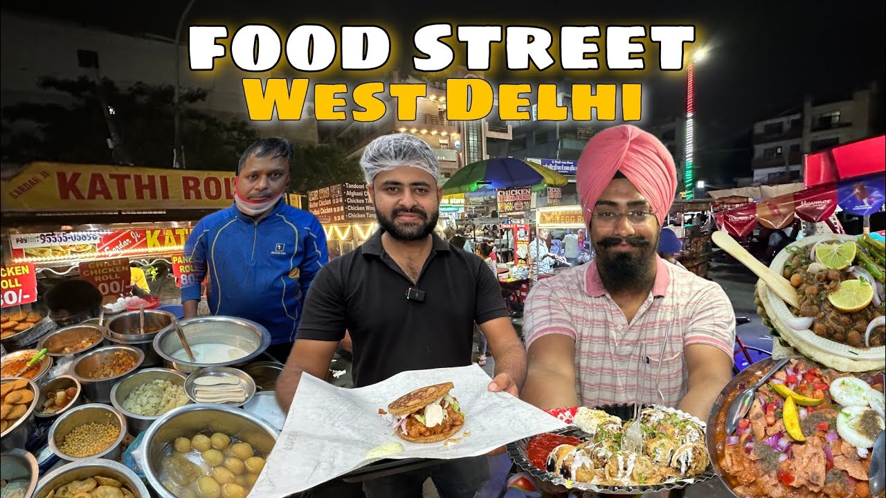 5 Best Food Options in west Delhi | Delhi street food | Hari nagar food market