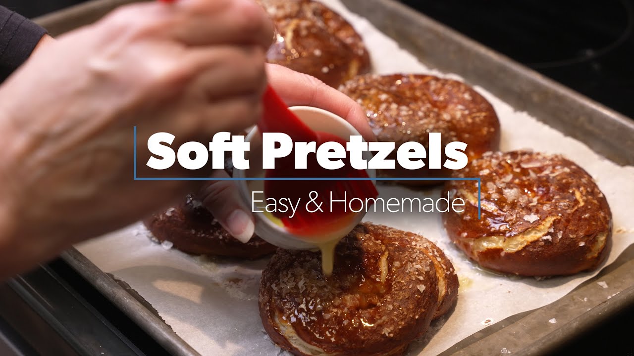 Soft Pretzels | Easy & Homemade (First time trying!) 