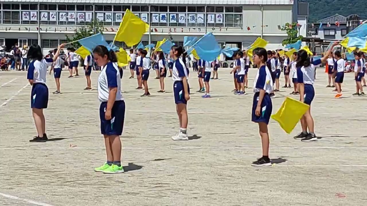 Festival de esportes escolar no Japão 🇯🇵. Undokai 2024 .
