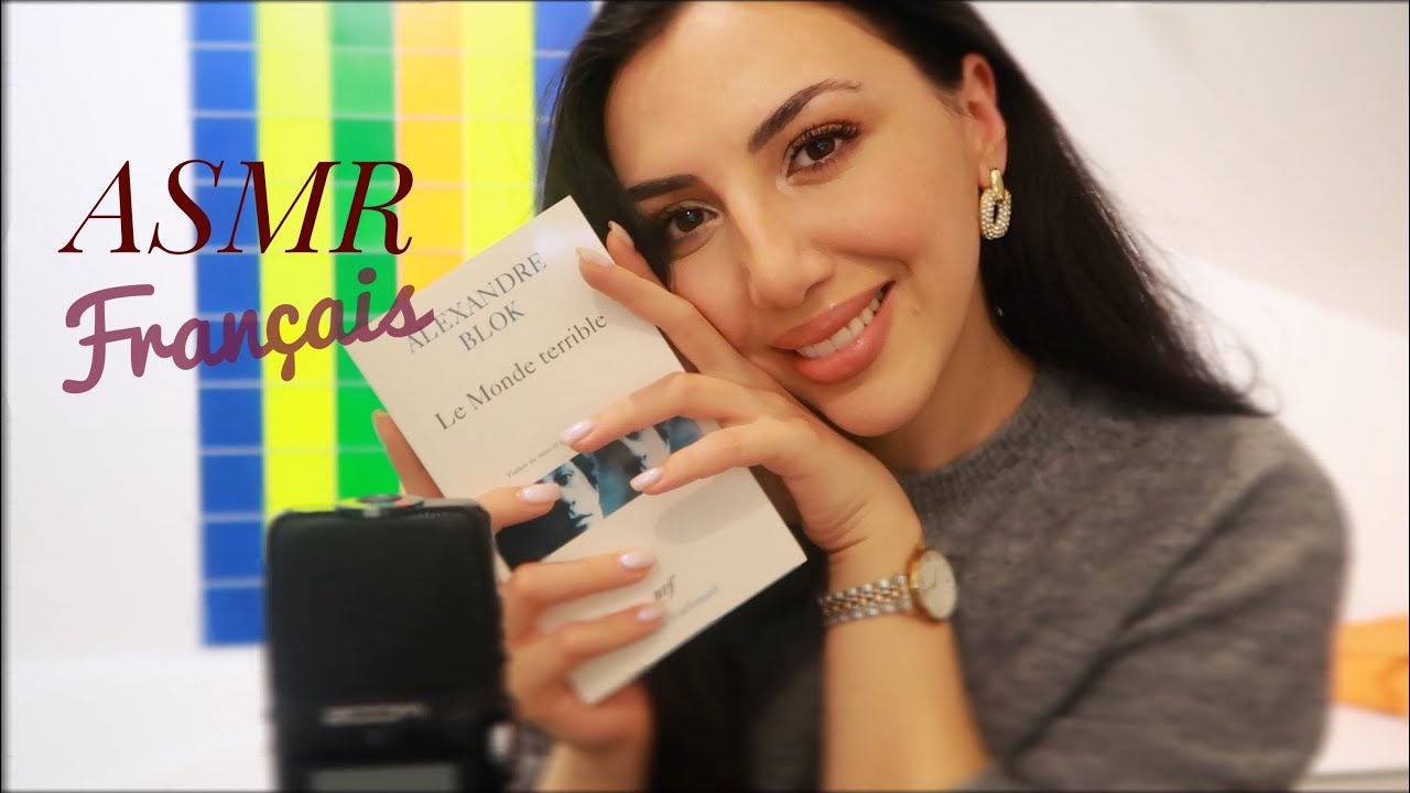 ASMR Français ✨ Chuchotements Doux Pour T’endormir ✨ Poésie, Livres, Art et Produits Favoris