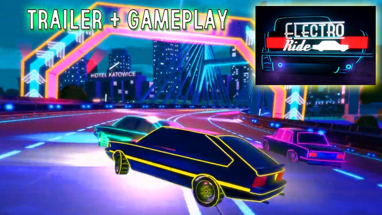 Electro Ride: The Neon Racing Trailer + Gameplay PC Steam 4K
