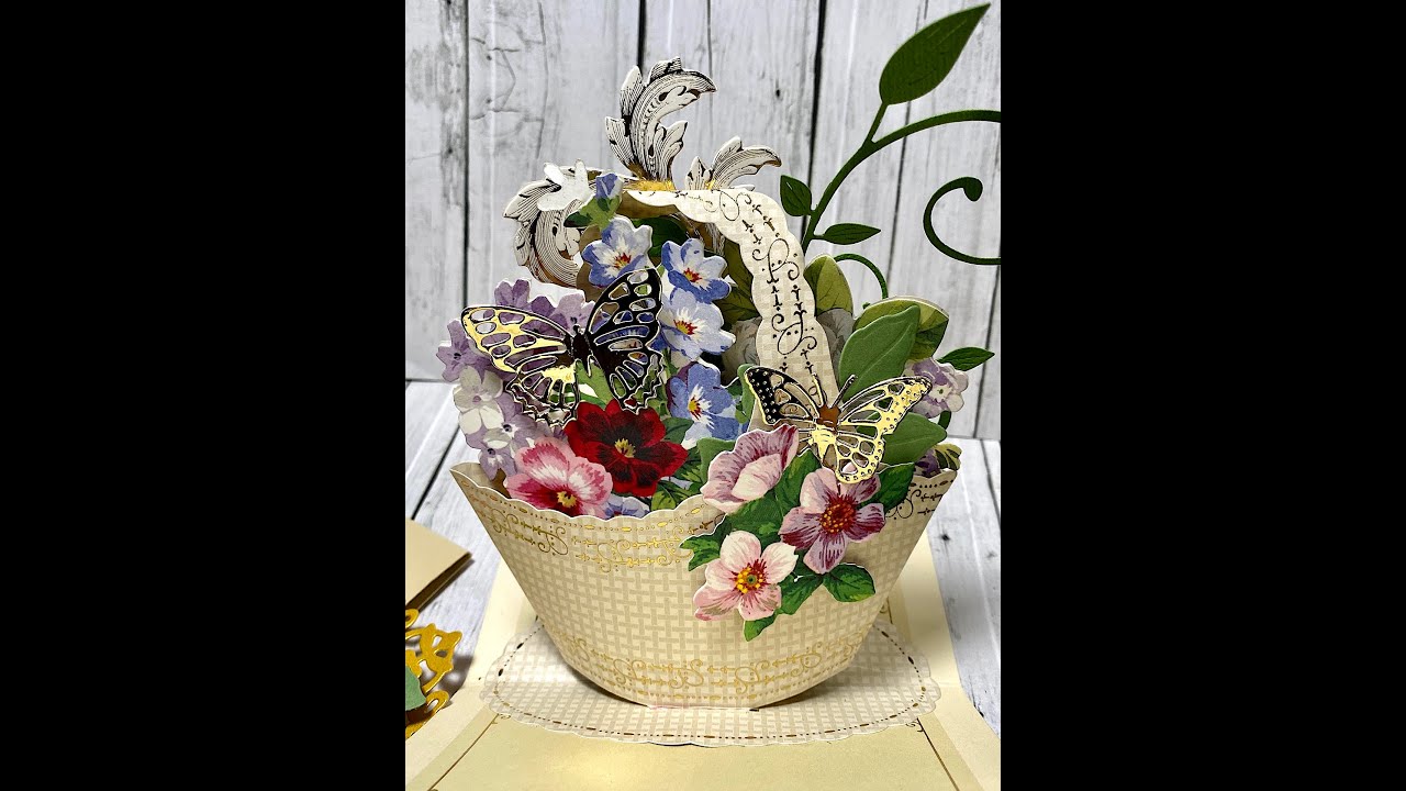 Anna Griffin Basket Pop-Up || Mother's Day Cards