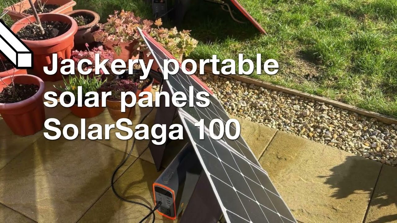 Solar power from the sun with Jackery and Eco Worthy