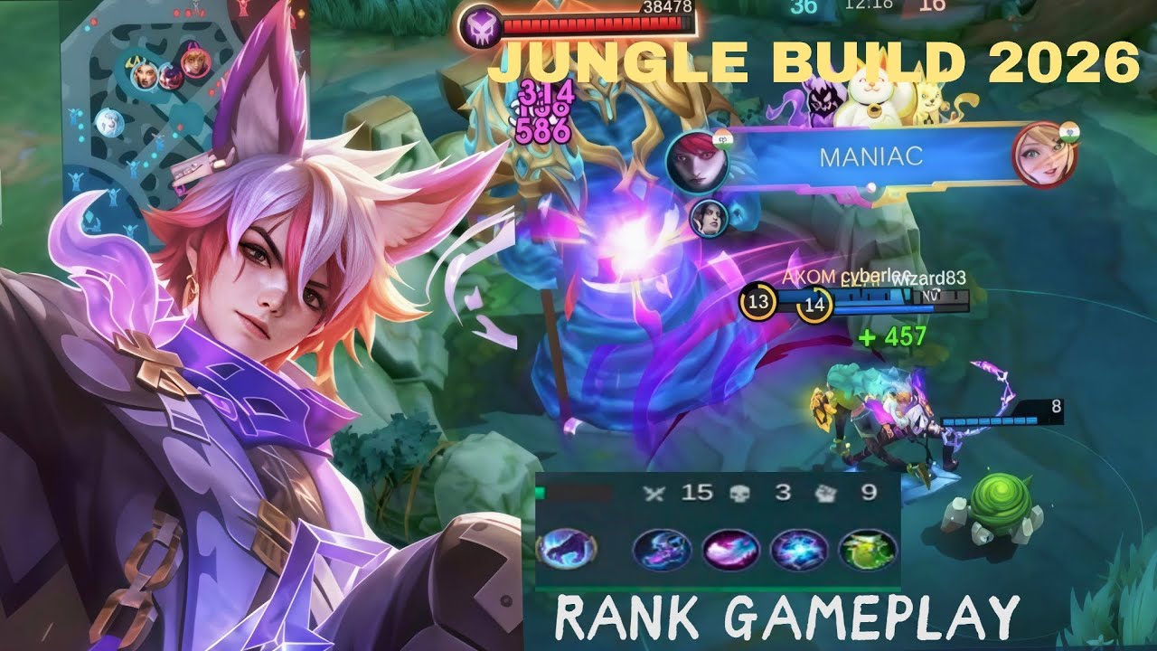 JULIAN MANAIC WITH JUNGLE BUILD 2026| MLBB EANK GAMEPLAY 