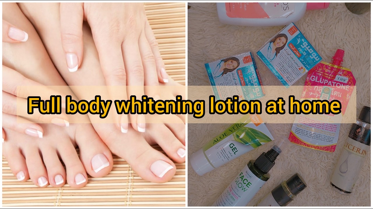 Affordable hand & feet whitening cream at home | how to make Glupatone emulation & homeo cure cream