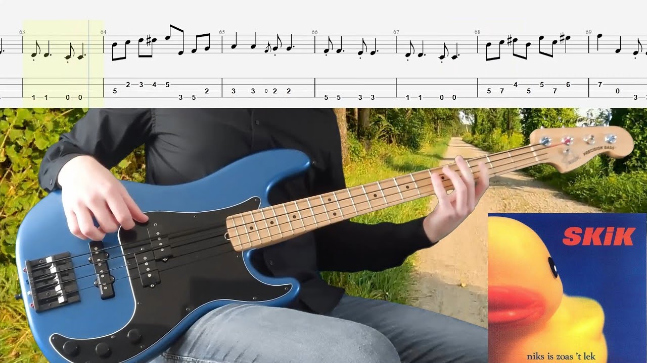 Skik - Op Fietse (Bass Cover + Tabs)