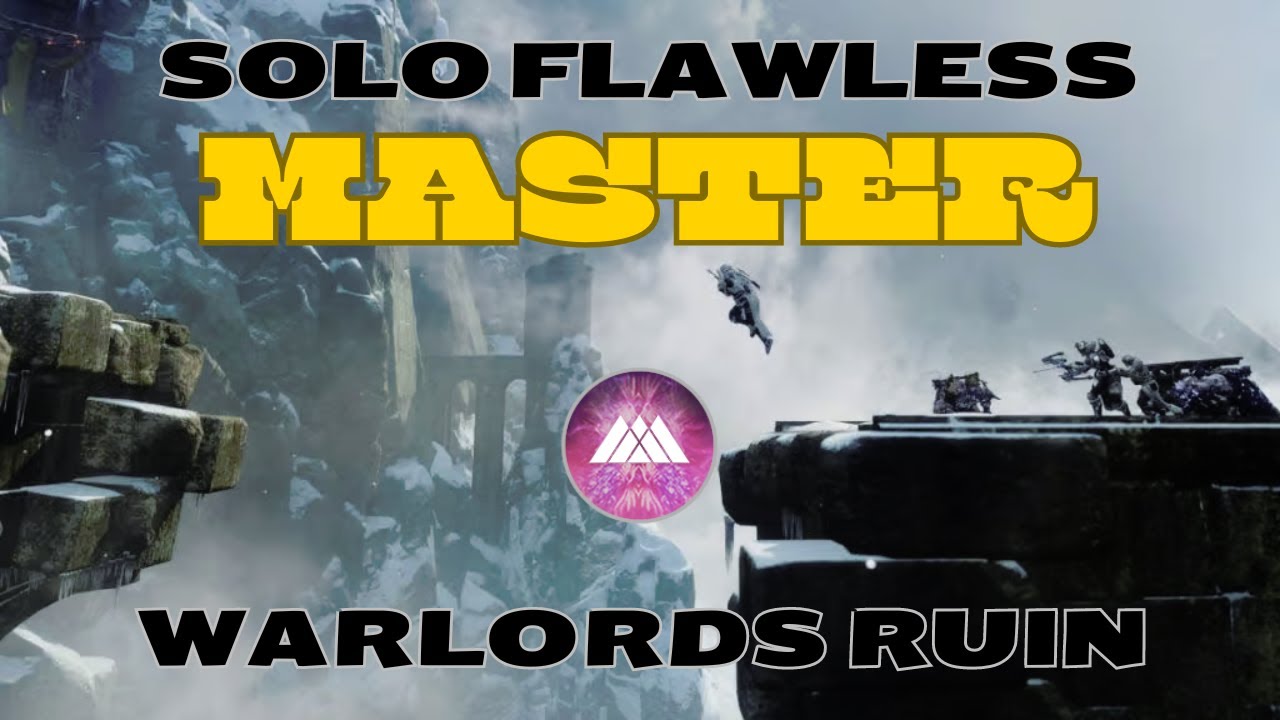 Solo Flawless MASTER Warlords Ruin - Prismatic Warlock