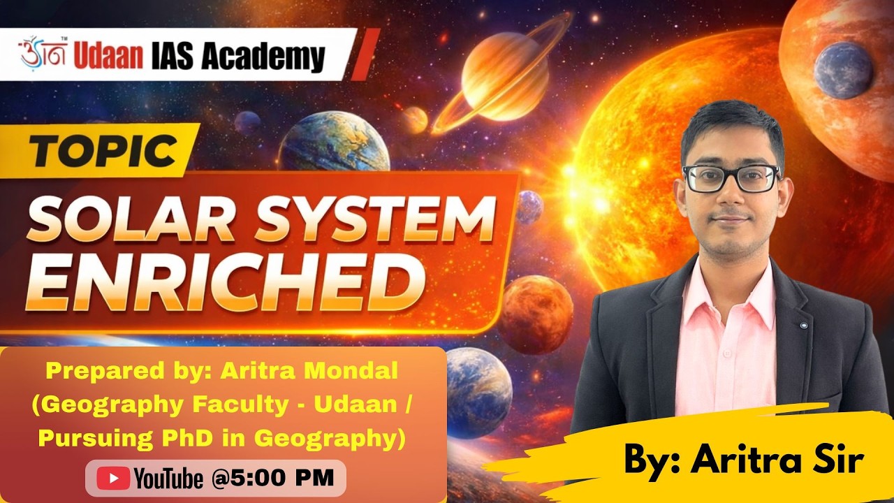 Solar System Enriched - Geography | JTET / CTET - 2026 | By - Arithra Sir