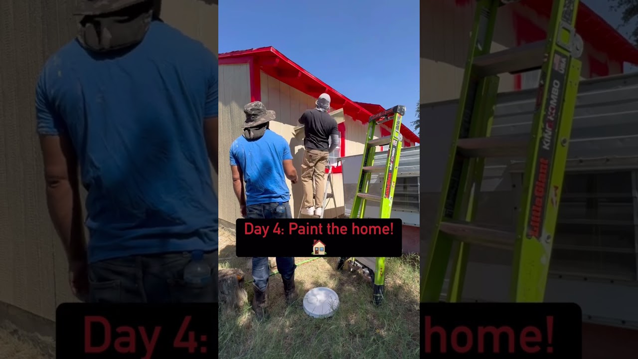 We Painted Her House For A Dollar!!🙌