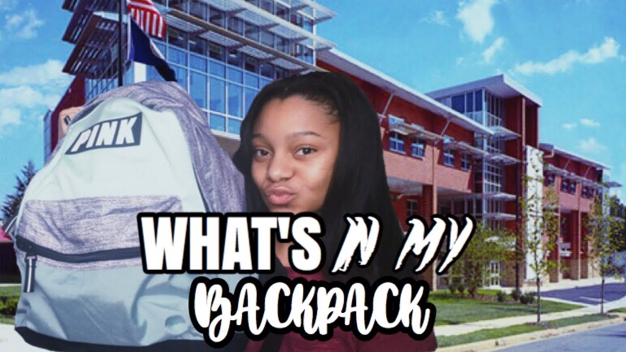 WHATS IN MY BACKPACK 2017! HIGHSCHOOL
