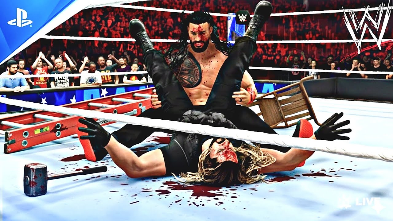 FULL MATCH : ROMAN REIGNS VS &SETHROLIN , KANE,DEISEL,BRONSON REED,THE WORRIOR#wwe
