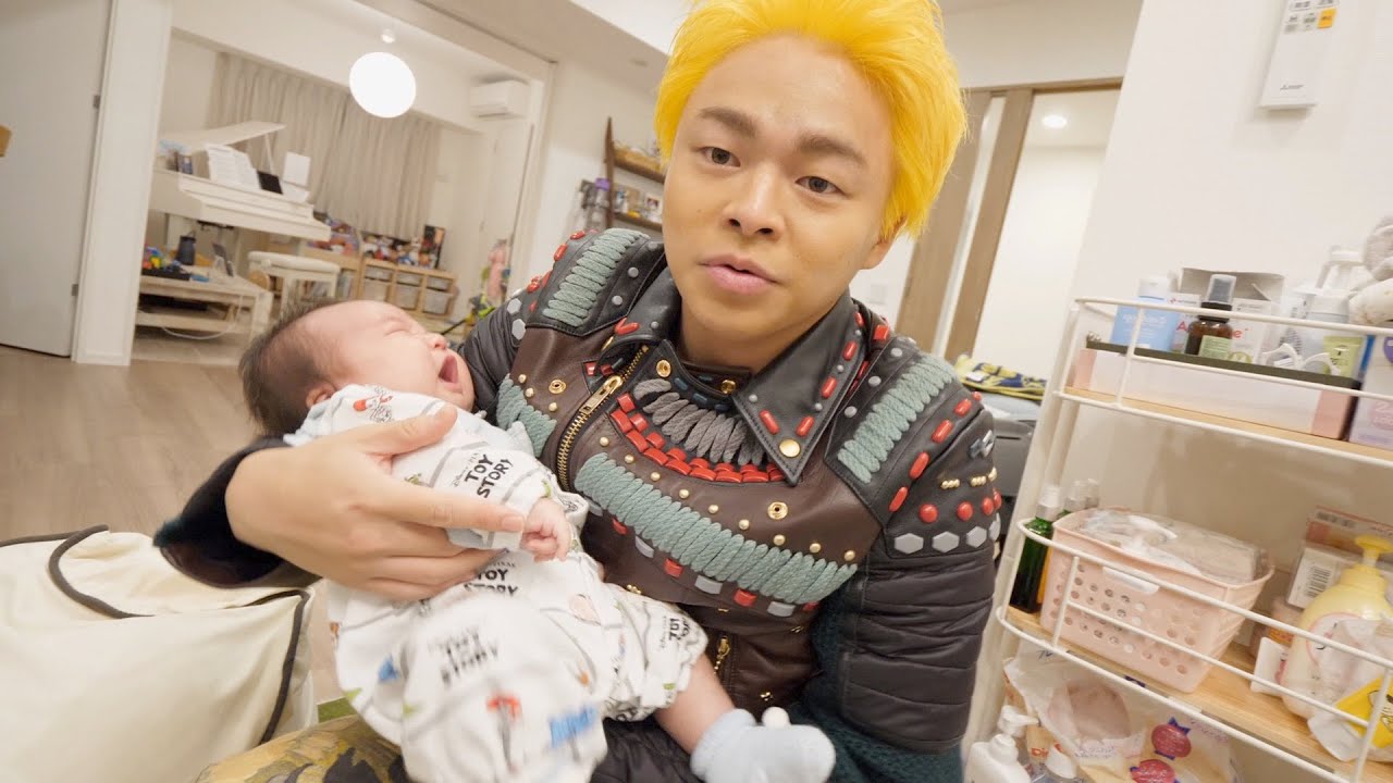 えっ？我が家のお父さんが解せない髪色になってるんですけど。