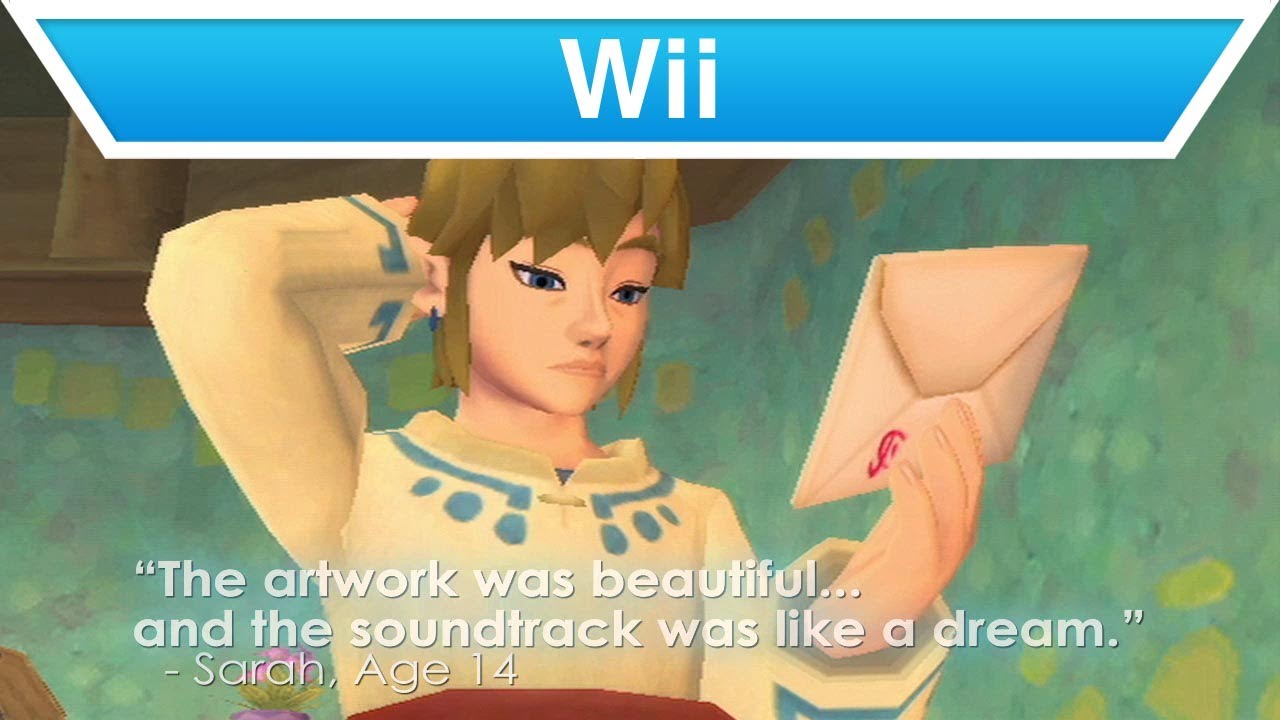 Wii - The Legend of Zelda: Skyward Sword Story Trailer Club Nintendo Testimonial Video