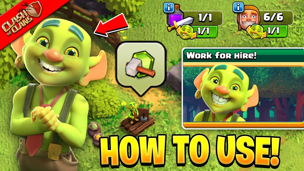 How to Use Goblin 7th Builder - Work For Hire Event EXPLAINED in Clash of Clans