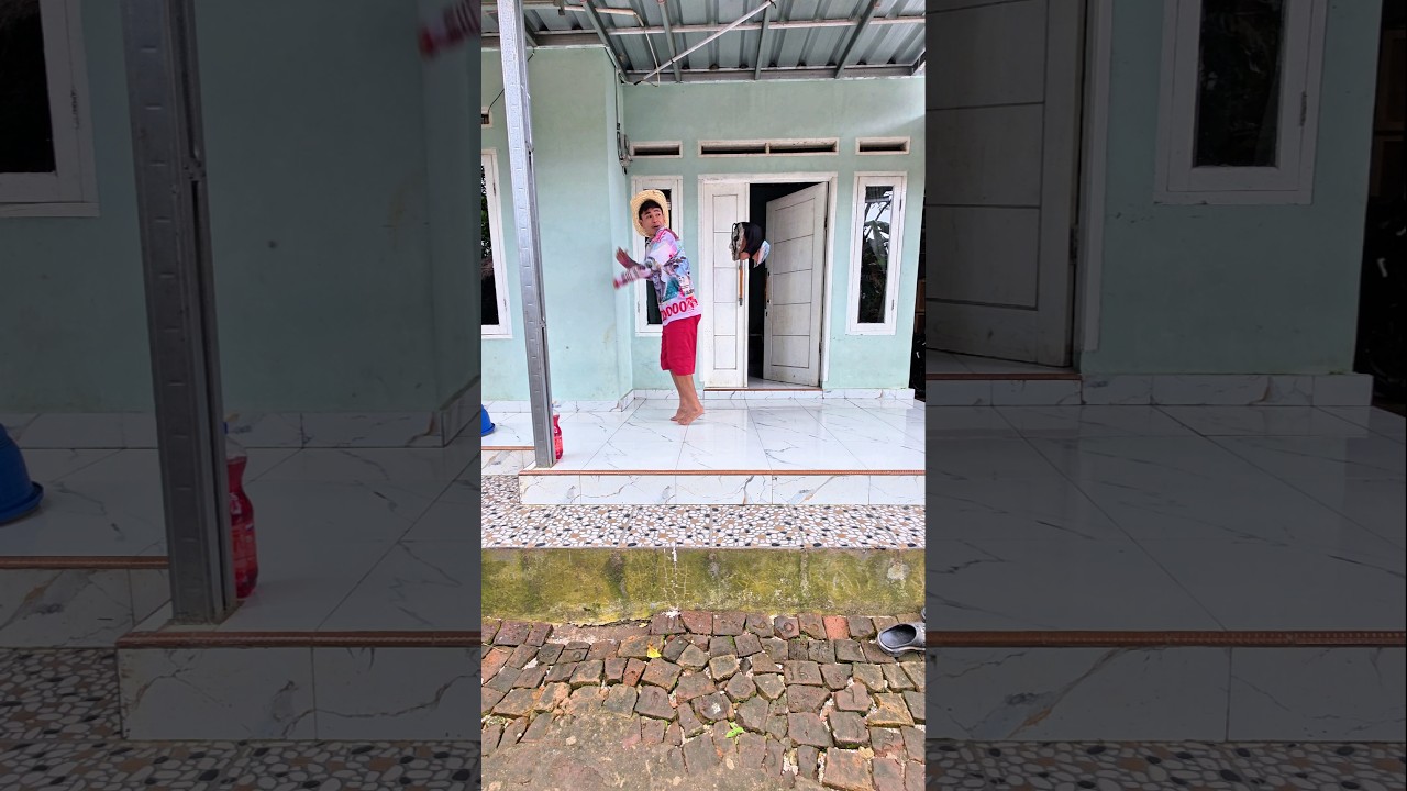 abah adilah ketakutan di kejar hantu kapala👹😱