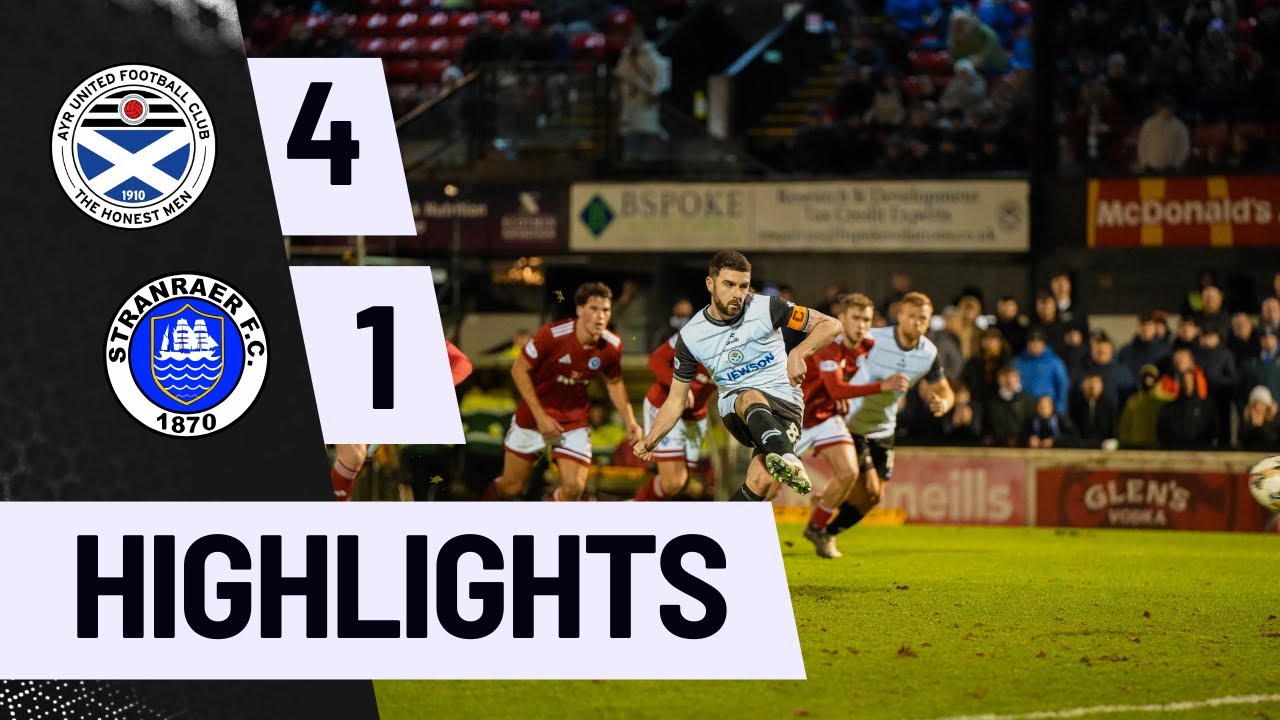 Highlights - Stranraer - 13/01/26