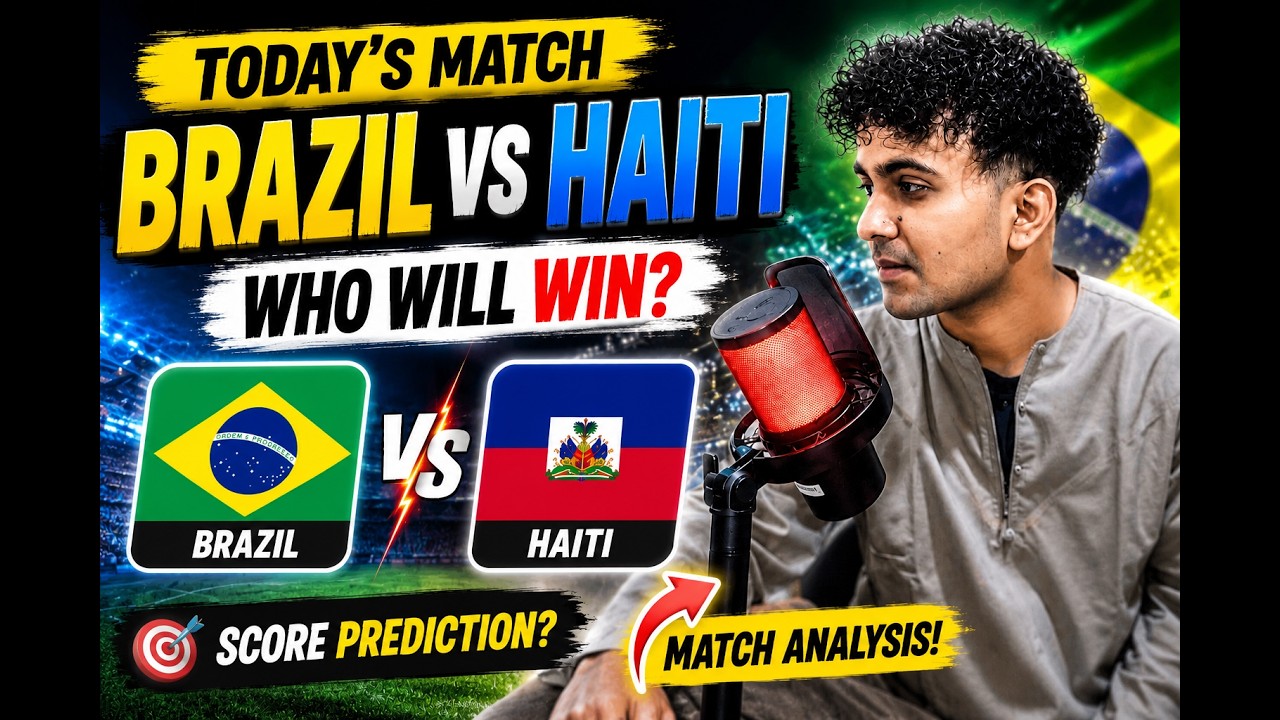 Brazil vs Haiti 2026 World Cup Prediction | Brazil 7-1 Haiti Again?
