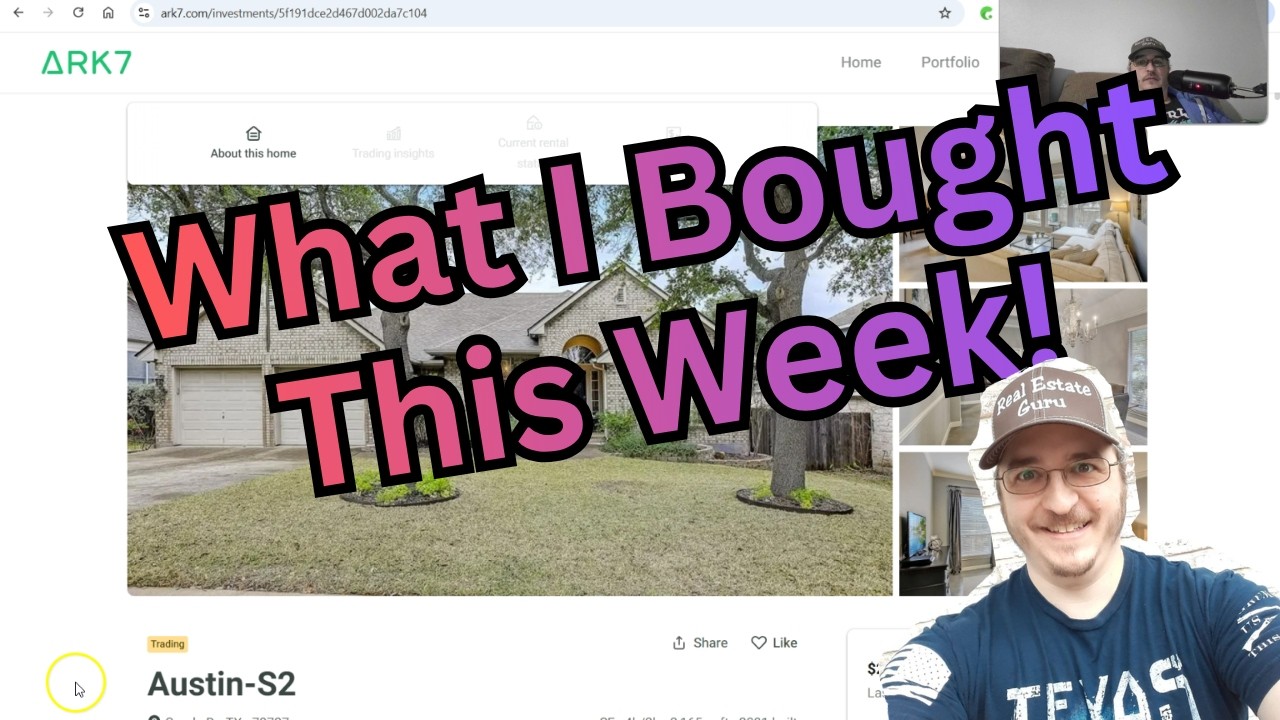 52 Week Challenge - Investing in Fractional Real Estate on ARK7 & Groundfloor The Week of 4-10-2026!