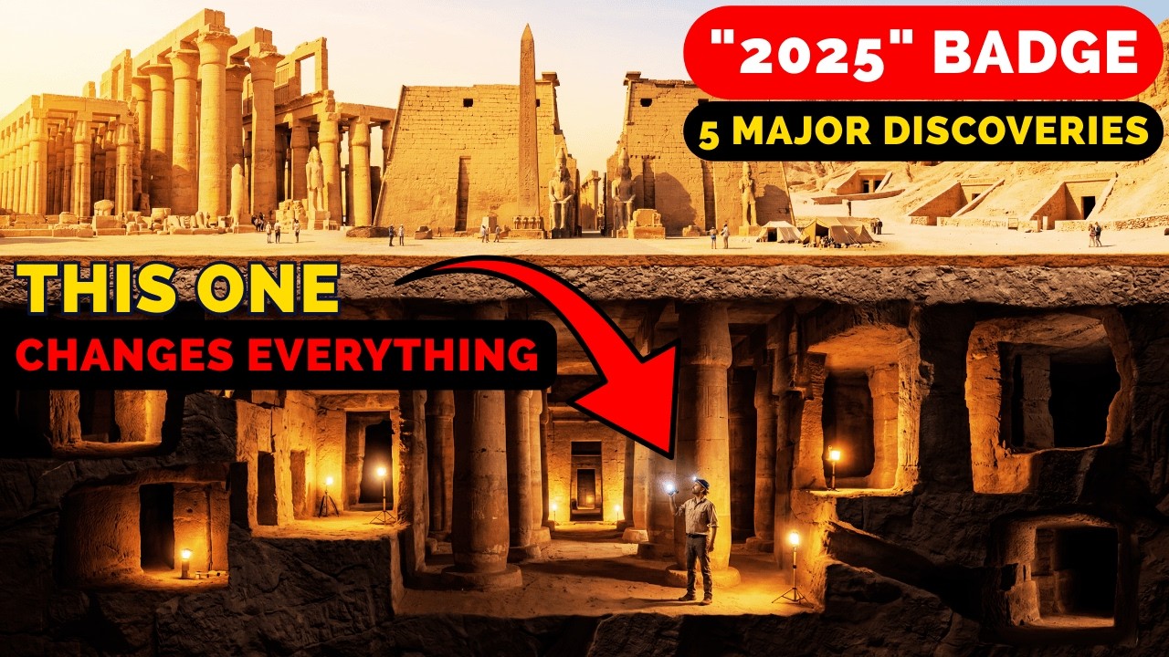 Egypt Just Announced 5 Major Discoveries in 2025. One of Them Rewrites History