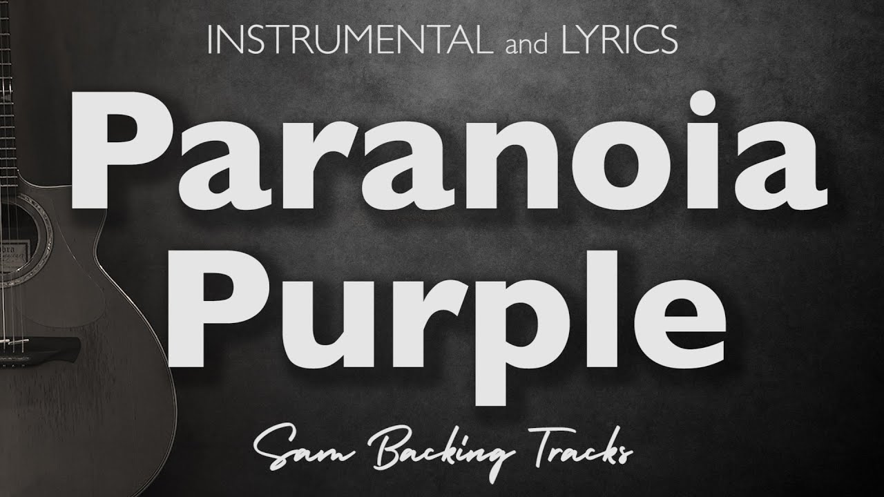 Paranoia Purple - Yebba (Acoustic Karaoke)