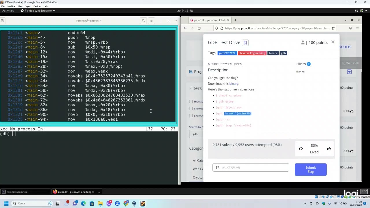 Reverse Engineering Episodio 4 -GDB Test Drive/PicoCTF-