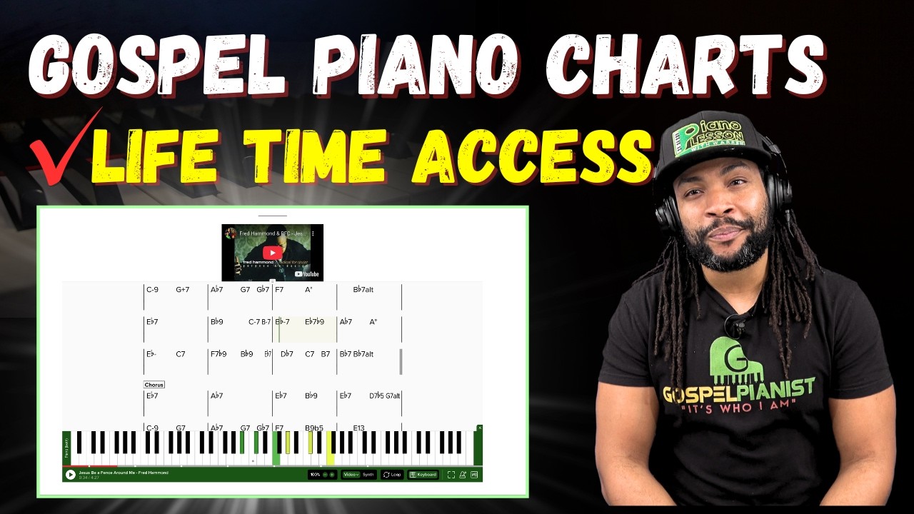Grab Your Lifetime Membership to THE Gospel Piano Charts app