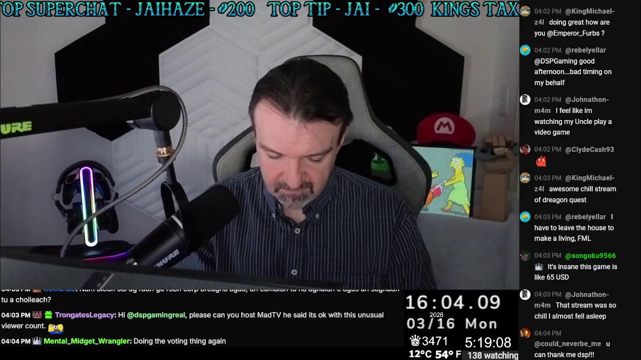 dsp Dragon Quest VII Reimagined early stream