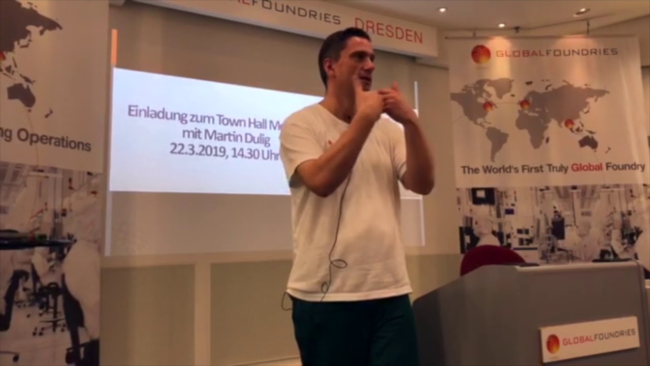 Martin Dulig | Deine Arbeit, meine Arbeit | Ein Tag als... Praktikant bei Globalfoundries in Dresden
