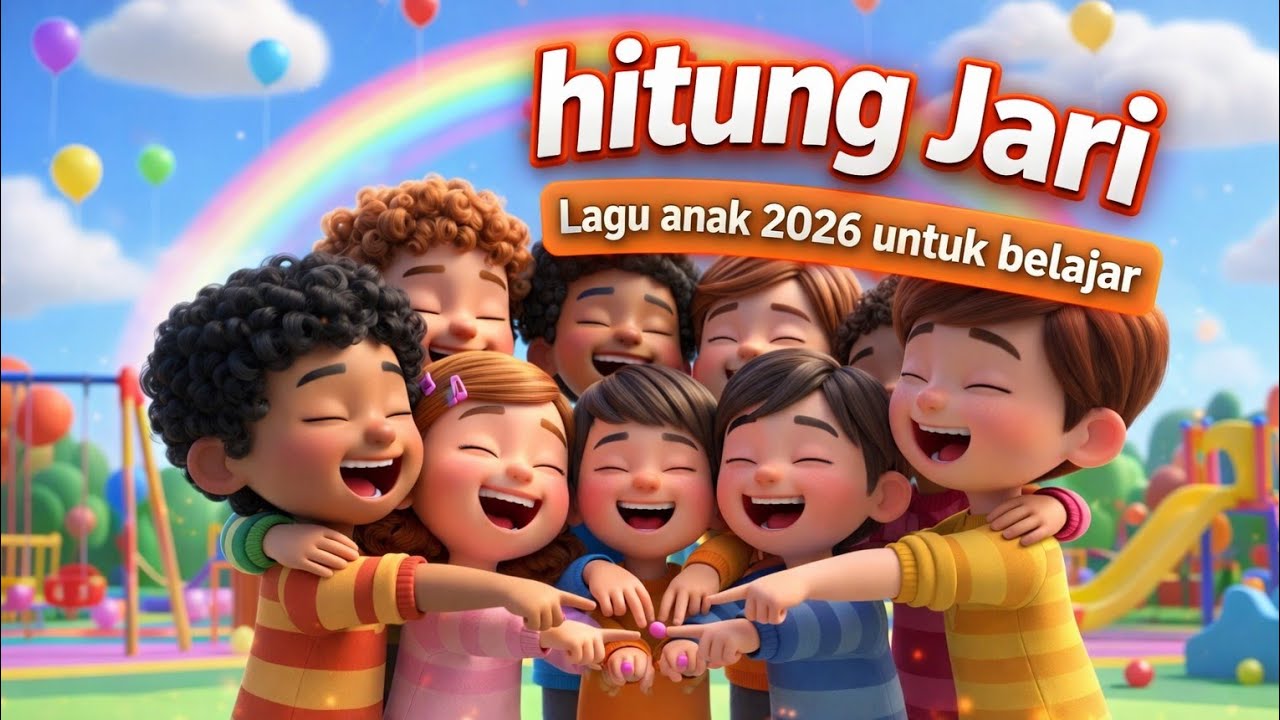 Hitung Jari🎵| Lagu Anak Anak Terbaru 2026 |  Satu Jari, Dua Jari, Tiga Jari | Tones & Melody