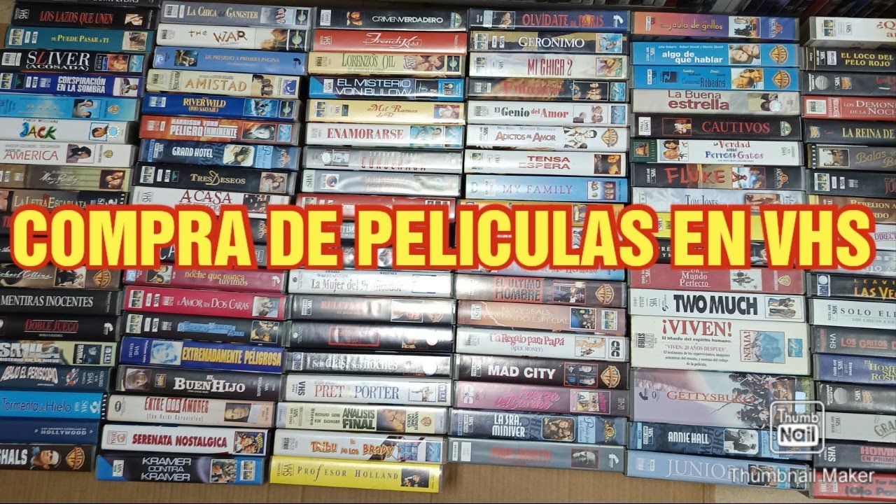 Compra de películas en VHS 
