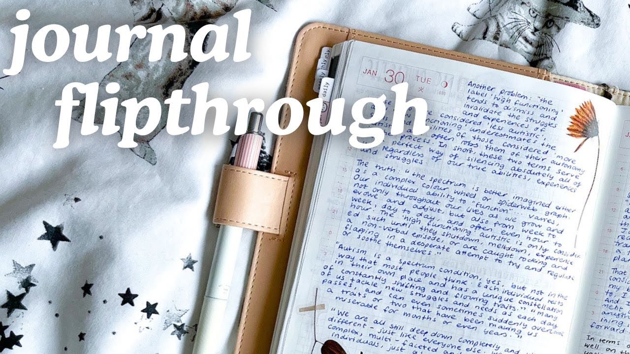 hobonichi cousin flipthrough + update, jan(ish) '24 💫 commonplace book, gratitude log, + journal